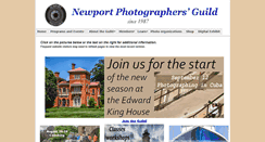 Desktop Screenshot of newportphotoguild.org